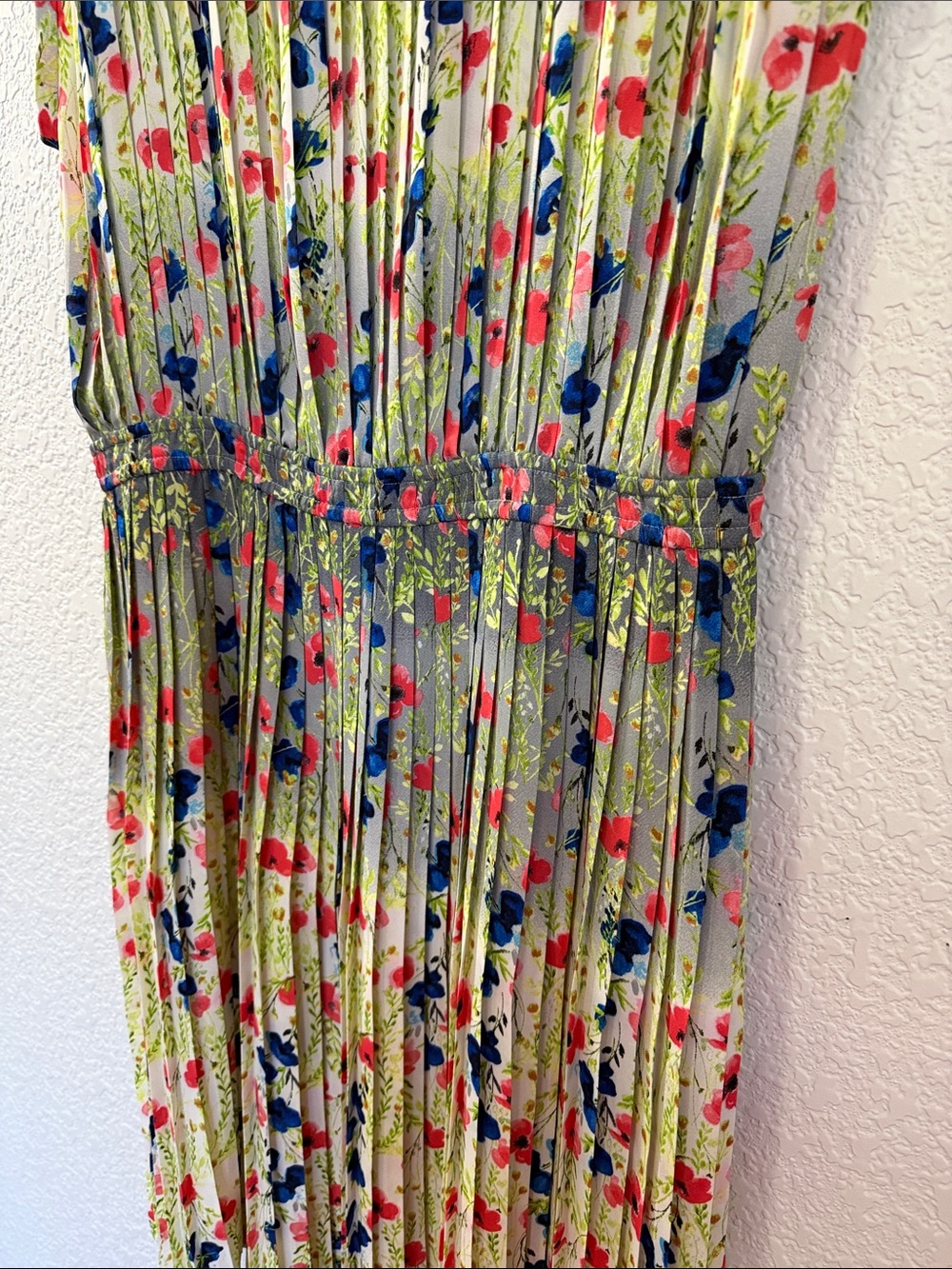 Yoana Baraschi for Anthropologie Meadowlight Floral Pleated Dress | Large - Picture 11 of 12
